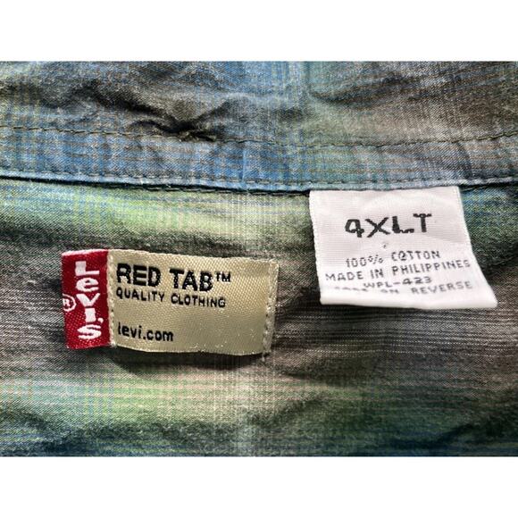 Levi's Red tab men's button-down shirt 4XLT - Picture 3 of 4